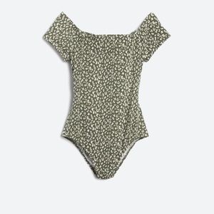 Worn once, light green body suit! GREAT SHAPE